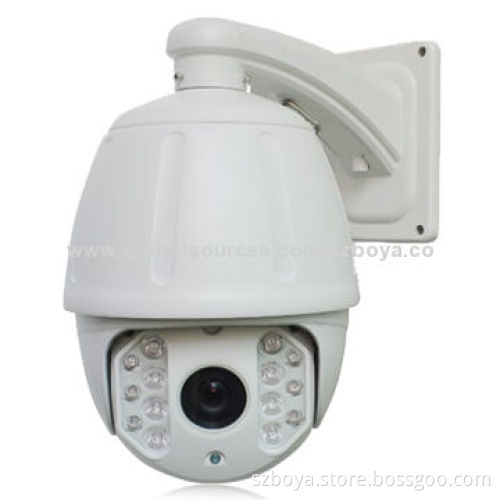 720p 1.3 Megapixel P2P IP PTZ Dome Camera with 50m IR Dot-matrix, Waterproof